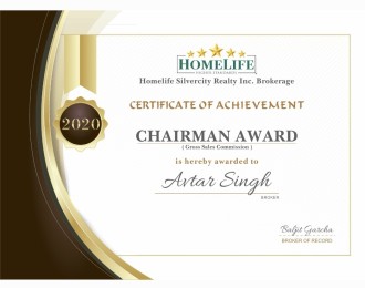 Chairman Award 2020