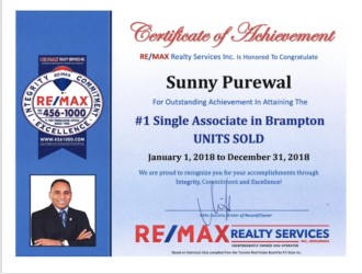 Ranked # 1 Realtor in Brampton 