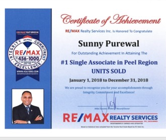 Ranked # 1 Realtor in peel 